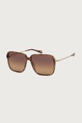Chloe okulary przeciwsłoneczne kwadratowe damskie brązowe CH0405S