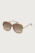 Chloe okulary przeciwsłoneczne kwadratowe damskie żółte CH0396S