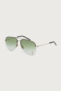 Saint Laurent okulary przeciwsłoneczne damskie złote CLASSIC 11 M