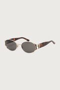 Saint Laurent okulary przeciwsłoneczne damskie brązowe SL M919