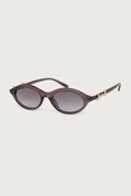 Gucci okulary przeciwsłoneczne kocie oczy damskie brązowe GG2215S