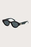 Gucci okulary przeciwsłoneczne okrągłe damskie zielone GG2207S