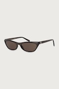 Gucci okulary przeciwsłoneczne kocie oczy damskie brązowe GG2203S