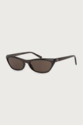 Gucci okulary przeciwsłoneczne kocie oczy damskie brązowe GG2203S