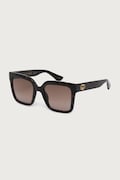 Gucci okulary przeciwsłoneczne kwadratowe damskie brązowe GG2190S