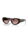 Prada okulary przeciwsłoneczne damskie brązowe 0PR.D23SU