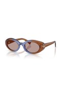 Miu Miu okulary przeciwsłoneczne damskie brązowe 0MU.B09S