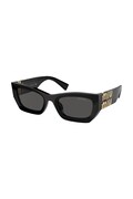 Miu Miu okulary przeciwsłoneczne kocie oczy damskie czarne 0MU.09WS
