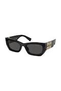 Miu Miu okulary przeciwsłoneczne kocie oczy damskie czarne 0MU.09WS