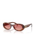 Miu Miu okulary przeciwsłoneczne damskie brązowe 0MU.06ZS