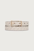 MICHAEL Michael Kors pasek dwustronny damski beżowy 29MKWB557912