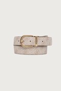 Guess pasek dwustronny damski YVONNE beżowy BW9492 P6435