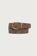 Guess pasek dwustronny damski YVONNE beżowy BW9492 P6435