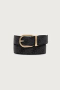 Guess pasek dwustronny damski YVONNE czarny BW9492 P6435