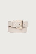 Guess pásek dámský z imitace kůže FRANCES béžový BW9488 P6430