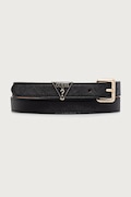 Guess pasek damski z imitacji skóry GILDA czarny BW9457 P6320