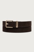 Tommy Hilfiger pasek damski zamszowy brązowy AW0AW19143