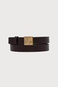 Armani Exchange колан дамски от имитация на кожа кафяв XW002223 AF19895