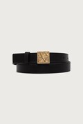 Armani Exchange колан дамски от имитация на кожа черен XW002223 AF19895
