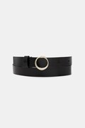 Trussardi ремінь жіночий шкіряний чорний B308B000064N