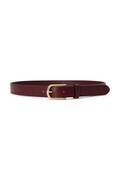 Lauren Ralph Lauren pasek damski skórzany bordowy 412P15694