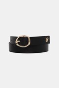Tommy Hilfiger curea pentru femei, din piele neagră AW0AW18697