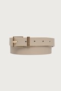 Tommy Hilfiger pasek damski skórzany beżowy AW0AW18692