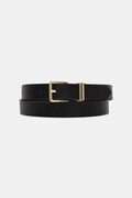 Tommy Hilfiger pasek damski skórzany czarny AW0AW18692