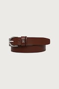 Tommy Hilfiger pasek damski skórzany brązowy AW0AW18688