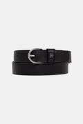 Tommy Hilfiger pasek damski skórzany czarny AW0AW18688