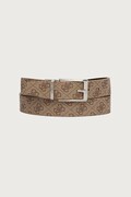 Guess pasek męski MILANO beżowy BM7946 P6335