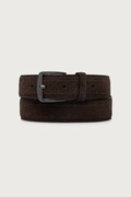 BOSS pasek męski zamszowy Syhr-SdSw_Sz35 brązowy 50572907