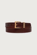 Tommy Hilfiger cintura da uomo in pelle marrone AM0AM14712