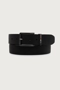 Tommy Hilfiger ζώνη ανδρική δερμάτινη μαύρη AM0AM14573