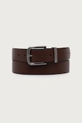 Calvin Klein pasek męski skórzany brązowy LV04D7128G