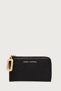 MARC JACOBS portofel pentru femei din piele TOP ZIP MULTI WALLET negru 2P6SMP018S01