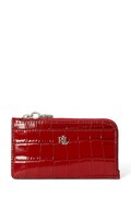 Lauren Ralph Lauren etui na karty damskie czerwone 432P18695