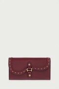 Lauren Ralph Lauren portfel damski skórzany czerwony 432P18693