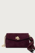 Lauren Ralph Lauren portofel pentru femei din piele burgund 432P18554