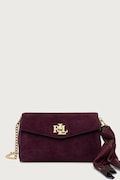 Lauren Ralph Lauren portofel pentru femei din piele burgund 432P18554