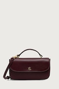 Lauren Ralph Lauren πορτοφόλι γυναικείο δερμάτινο μπορντό 432P16733