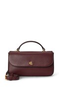 Lauren Ralph Lauren portfel damski skórzany bordowy 432P16733