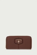 U.S. Polo Assn. portfel damski z imitacji skóry CHESTNUT brązowy WIU269341WVP