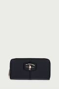 U.S. Polo Assn. portfel damski z imitacji skóry CHESTNUT czarny WIU269341WVP