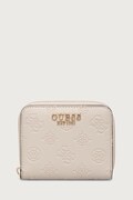 Guess portfel damski z imitacji skóry CARMELLA beżowy SWPD22 25137