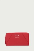 Armani Exchange portofel pentru femei cu imitație de piele burgund XW000359 AF26569