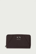 Armani Exchange portofel pentru femei cu imitație de piele maro XW000359 AF26569
