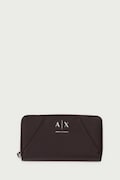 Armani Exchange portofel pentru femei cu imitație de piele maro XW000359 AF26569