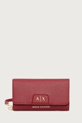 Armani Exchange kopertówka damska z imitacji skóry bordowa XW000358 AF26570