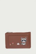 Weekend Max Mara etui na klucze damskie skórzane WKABRIOSE brązowe 2625726074600